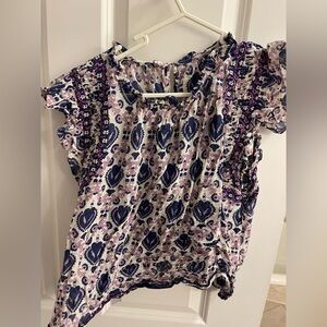 Floral Patterned Women's Top
